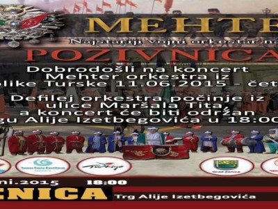 Poziv na koncert Mehter orkestra