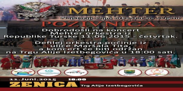 Poziv na koncert Mehter orkestra