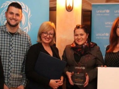 Priznanje UNICEF-a Almi Huskić