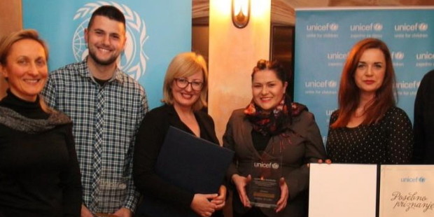 Priznanje UNICEF-a Almi Huskić