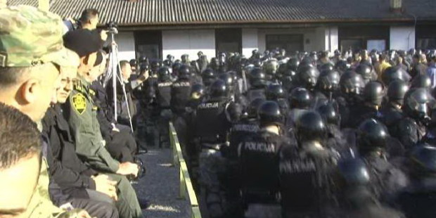 U Nemili pokazna vježba policije