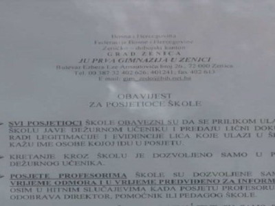 Pojačan policijski nadzor ustanova