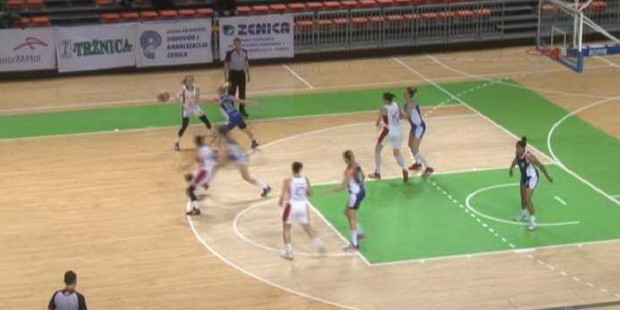 Košarkašice Čelika protiv Budućnosti