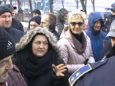 Protestno okupljanje trgovaca sa Tržnice