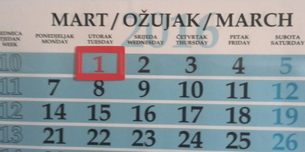 Prvi mart neradni dan