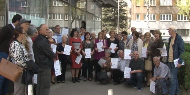 Dodjela diploma u projektu On line seniori