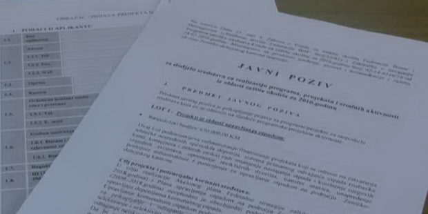 Javni poziv za projekte okoliša