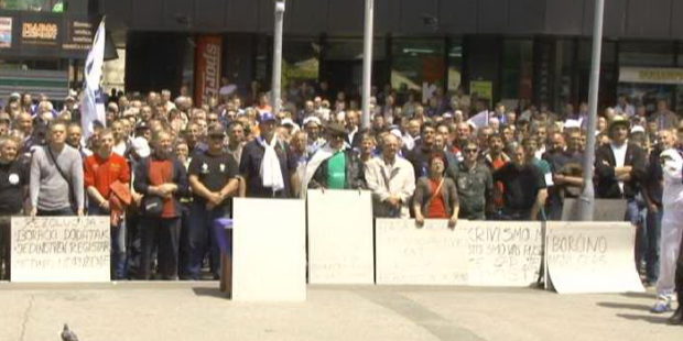 Protest demobilisanih boraca