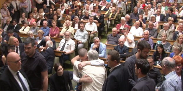 Posljednji oproštaj od Ante Petrušića