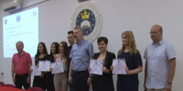 Dodjela certifikata za najbolje studente UNZE
