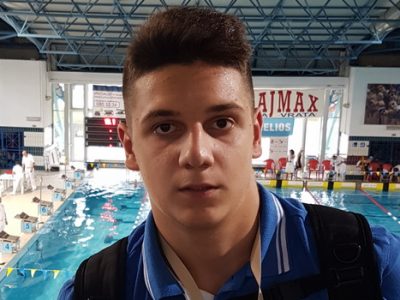 Amar Borić prvi na plivačkom mitingu u Kranju