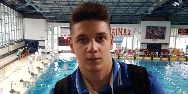 Amar Borić prvi na plivačkom mitingu u Kranju