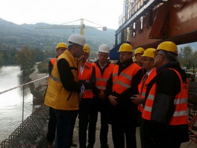 Ministar Jusko obišao gradilište autoceste u Drivuši