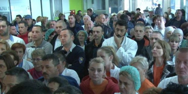 Novi štrajk upozorenja zaposlenih u Bolnici