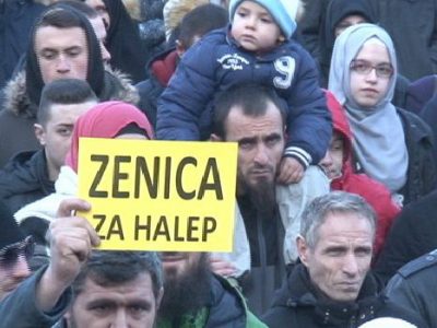 Mirna šetnja Zeničana za Halep