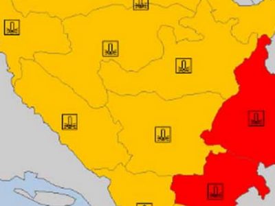 Narandžasto upozorenje do 12. januara