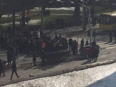 Radnici Željezare na protestu u Sarajevu
