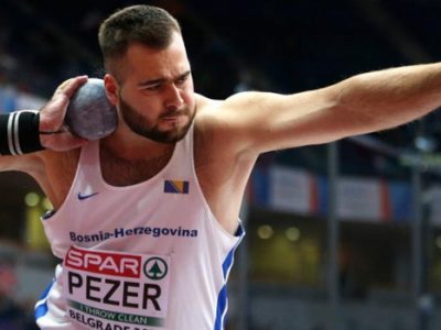 Pezeru sedmo mjestu u bacanju kugle