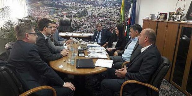 Predstavnici kompanije Alba kod gradonačelnika