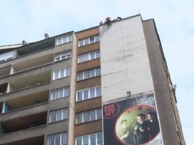 Vježba evakuacije iz višespratnice