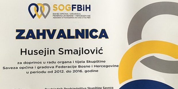 Posthumno dodijeljeno priznanje Husejinu Smajloviću