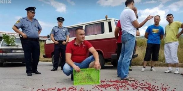 Protest malinara u Zenici