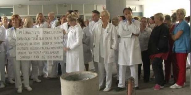 Održan štrajk upozorenja u zdravstvenim ustanovama u ZDK