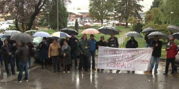 Radnici Željezare Zenica na novom protestu